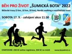 Šumická bota 2022 plakát